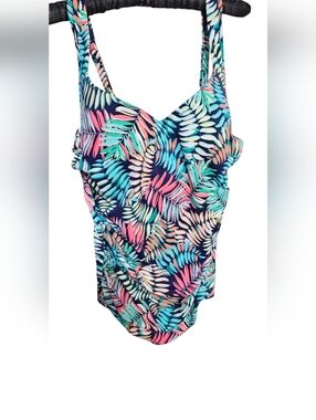 MiracleSuit Sz 16 Molded Chest And Adjustable Straps. Virbant Colors EUC